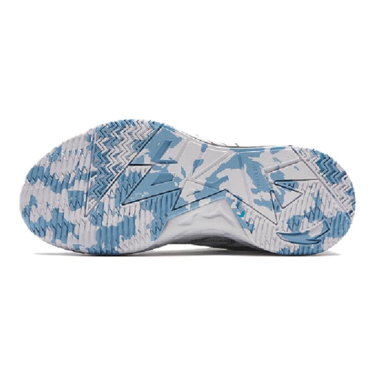 Anta Comfortable Breathable Shock Absorbing Durable Low Top Kids Basketball Shoes Kids sneaker Black White 312421109-2