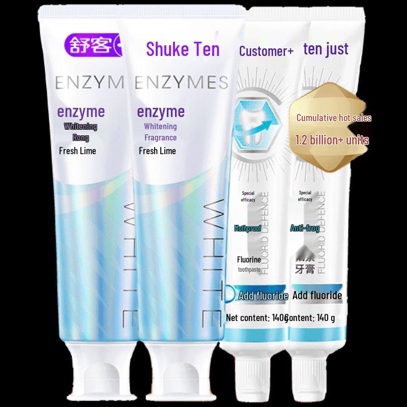 Shuke Enzyme Whitening & Anti-Cavity Toothpaste Set