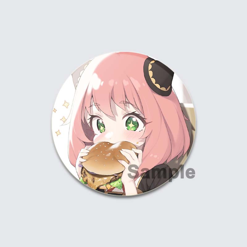32/44/58mm Cute Anime SPY X FAMILY Brooches Anya Forger Lapel Pins Cartoon Badge Backpack Hat Jewelry Handmade Accessories Gifts