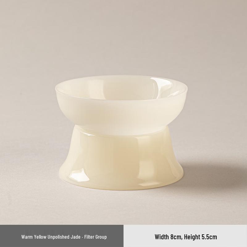 White Porcelain Tea Brewer with Filter Set