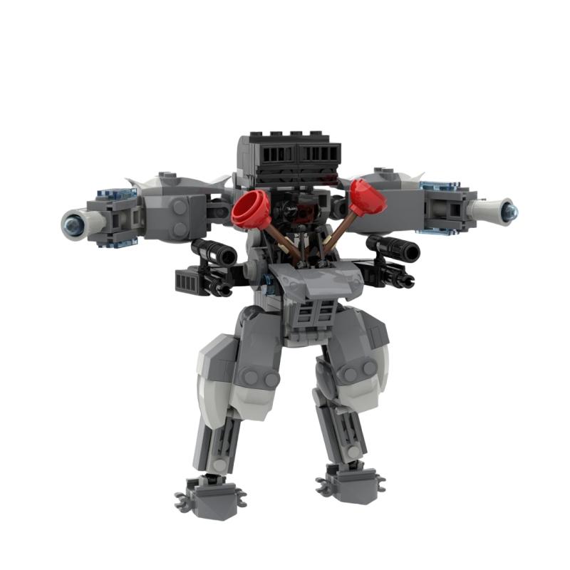 Hot New A Series of Skibidi Toilet Man Drill Male Titan Man Female TV Personality Building Blocks Set Toy for Kids New Year Gift