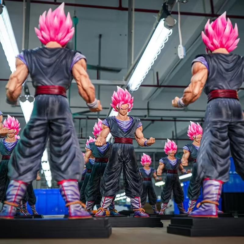 Goku Rose Son Goku Super Saiyan 2 Ssj2 Anime Figure Pvc Model Statue Collection Desktop Decoration Birthday Gift
