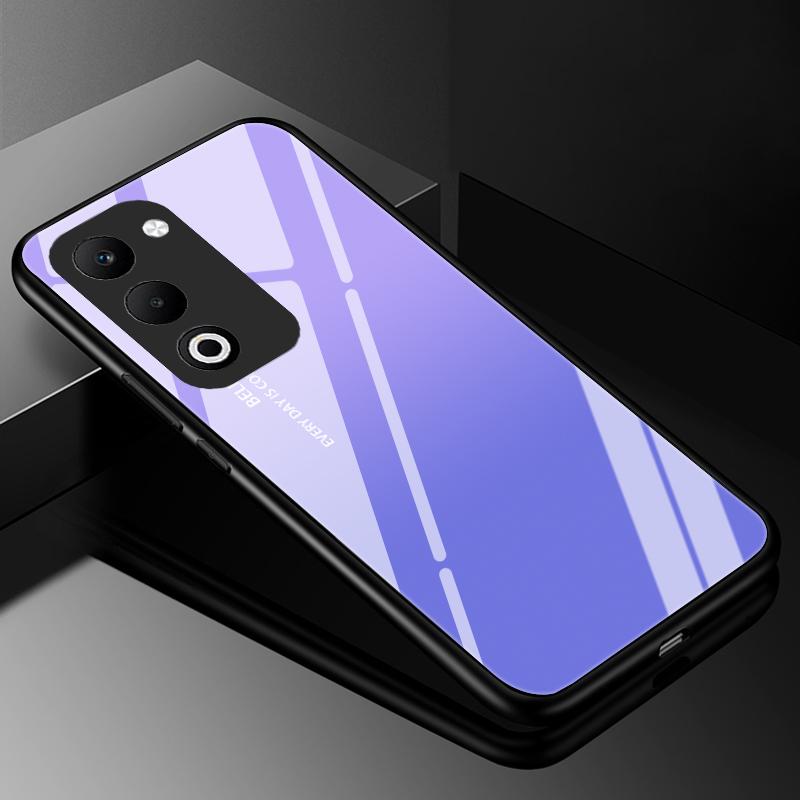 

Чехол-бампер для OPPO A5m 2025, чехлы из закаленного стекла для OPPO A5m CPH2727 A5 4G 5G, жесткая задняя крышка, OPPO K13X 5G A5i Pro 4G Fundas OPPO A5 5G 2025