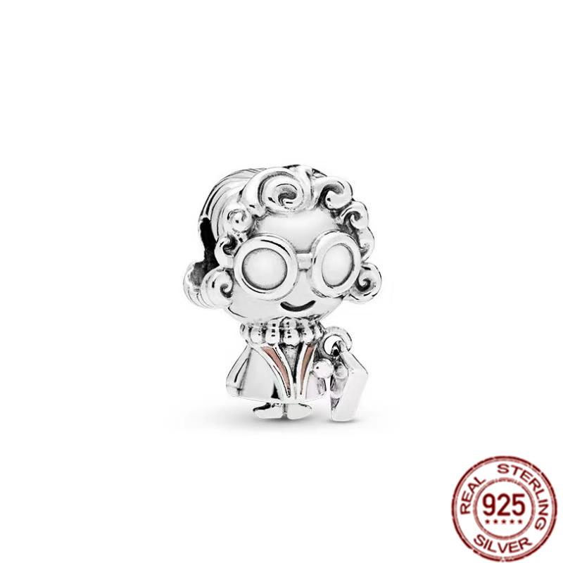 Het försäljning S925 Sterlingsilver Pojke- Flicka-Tonåring & Prinsesskrona Prins Hängberlock Smycken Pärlor Passar Original Armband