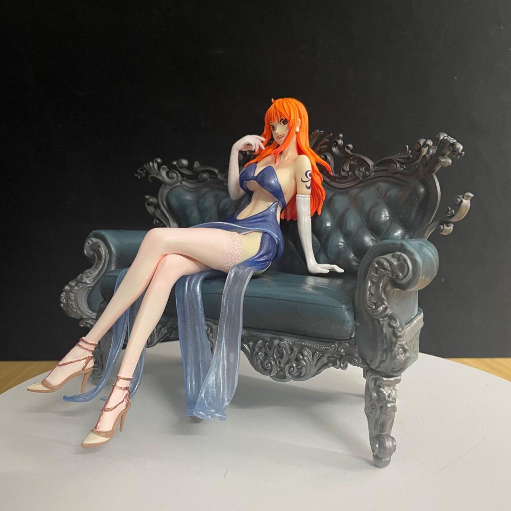 17cm Sofa Nami Action-figuren Anime Figur Sammlung Spielzeug Desktop Dekoration PVC Modell Puppe Geschenk