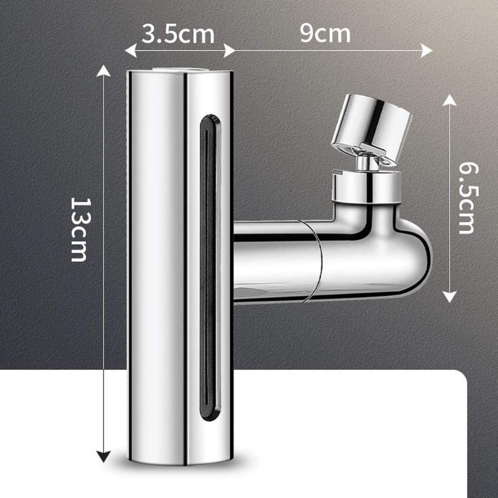 Waterfall Outlet Faucet Extender 360° Rotatable Sink Nozzle Head Water Tap Aerator  Home Washing