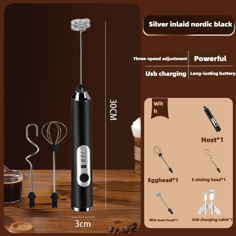 Egg Beater, Milk Frother, Mixer, Electric, Baking Cream Beater, Coffee Frother, Handheld Electric.