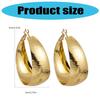 Vintage Earrings Exaggerated Earrings Wide Earrings Dangle Earrings Wide Ear Jewelry Present for Women and Girls