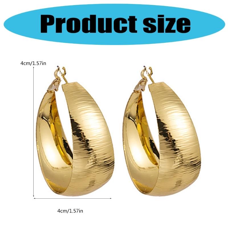 Vintage Earrings Exaggerated Earrings Wide Earrings Dangle Earrings Wide Ear Jewelry Present for Women and Girls