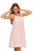 Women's Cotton Muslin Nightgown with Ruffles MORAJ XL PINK