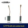 Carbon Brush Angle Grinder Accessory, 5.5x11x18mm, Wire Brush, Item No. 02040