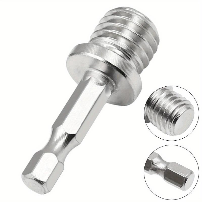 

1/4 Hex Shank Drill Adapter M14 Screw Thread Connecting Rod for Angle Grinder Polishing Machine Electric Tools Accessories
