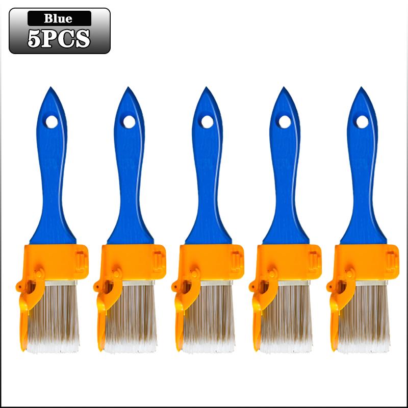 Ferramenta de Borda de Pintura 2 em 1 e Pincel - Pincel de Pintura Profissional Angulado para Recortes em Paredes Tetos Decoração de Casa DIY Presente de Natal