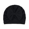 New baby hat baby hat elastic jacquard Indian hat bow windproof children's hat knitted pullover hat