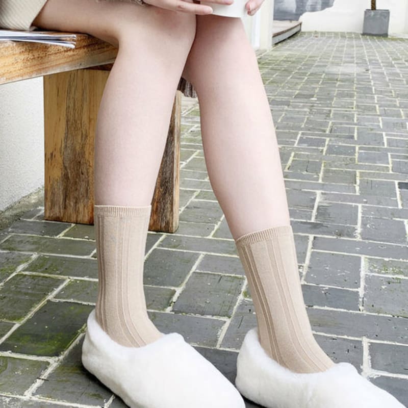 ANGEL SOCKS 1259 Large Ribbed Socks