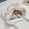 Cute Quilted Padded Heart Plaid Shoulder Bag Handbag Large Capacity Casual Commuting Tote Bag Storage Bag Girl Heart Clutch Gift
