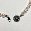 Used [Certificate of authenticity included] Akoya pearl pearl necklace silicone silver stamped 7.5mm pearl necklace Terri strong genuine pearl