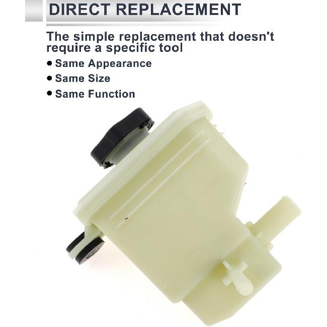 Power Steering Reservoir for Ford Edge 6 Cyl 3.5L DOHC VCT SMPI 2007-2010 7T4Z3E764A Automotive Power Steering Tank 1 Pc