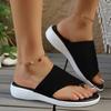 Women Slippers 2026 New Open Toe Breathable Slippers Outdoor Beach Platform Sandals Plus Size Solid Color Shoes Slides Women