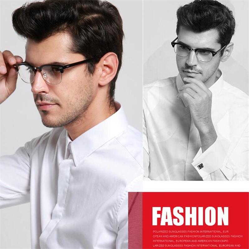 1.56 Aspheric Green Film Sun Photochromic Prescription Eyeglasses Anti Blue Light Nearsighted Glasses Diopter -0.5 -1 To -6.0