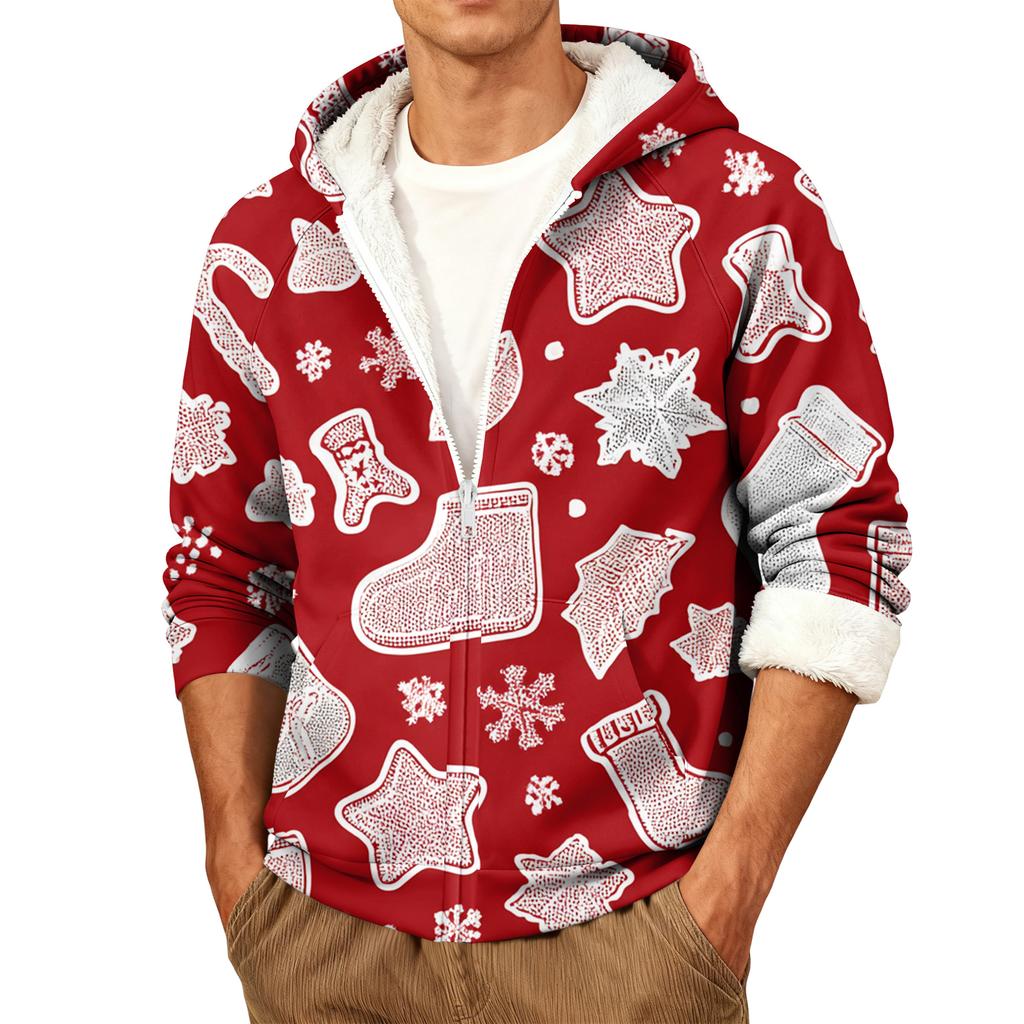 Men's Casual Warm Hooded Jacket