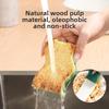 Thickened Wood Pulp Cotton Dishwashing Sponge, Non-oil-sticking Cloth, Kitchen Cleaning Dishwashing Scouring Pad