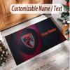 Personalized Crystal Velvet Carpet Bournemouth Football Pattern Non Slip Floor Rug