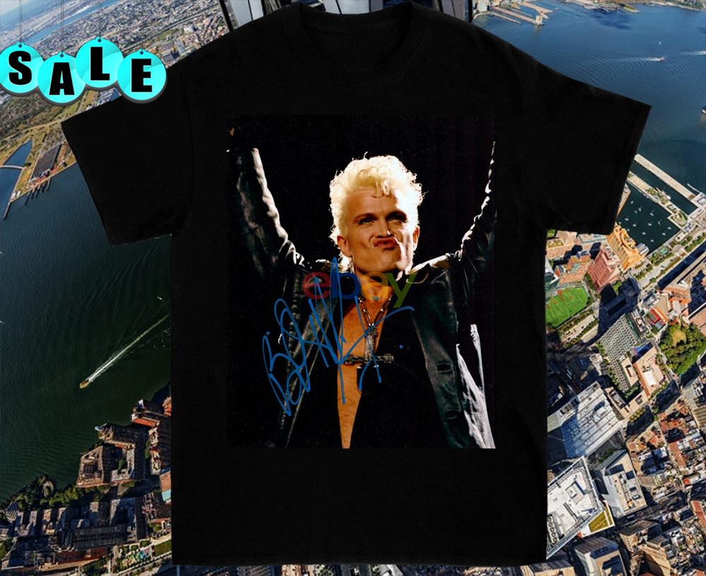 

Billy Idol Signed Cover Signature T Shirt Size S-4XL II150 - BSS120 Unisex T-Shirt M