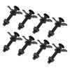 8pcs M8x60 L Track Double Lug Thrded Stud Nut Fitting 6000lbs Load Capacity for Truck Bed Trailer Pickup RV ATV