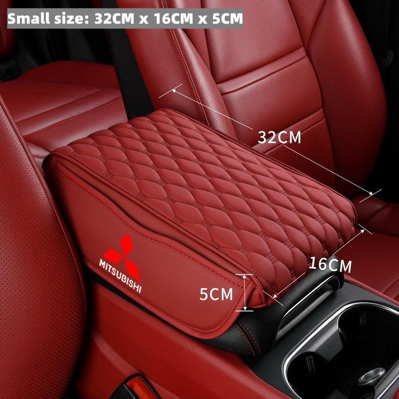 Car Armrest Box Height Pad Universal Leather Armrest Cushion for Mitsubishi Lancer ASX Outlander Pajero Evolution Car Accessorie LP7