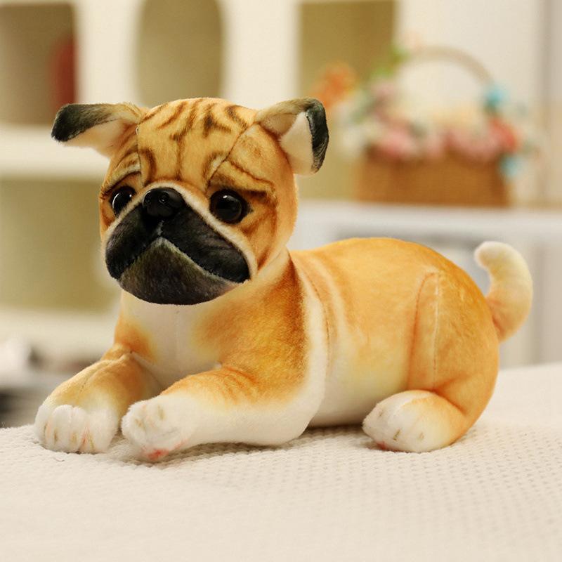 Cute Simulation Puppy Dog Spotted Dog Doll Plush Toy Shar Pei Dog Husky Doll Children's Doll