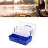 3 Layers Fishing Tackle Storage Box ABS PP Fishing Accessory Box  Outdoor Fishing