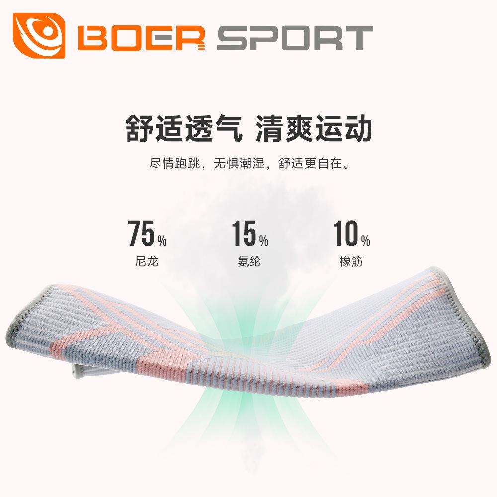 Sports Knee Pad Nylon Elastic Anti-Slip Silicone Knee Support for Basketball Running Cycling Breathable Knitted Thin Knee Brace Men Women M L XL