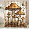 Cat Forest Washable Dirt-Resistant Shower Curtain Shower Head waterproof Polyester Bath Curtain For Home Decor Accessories