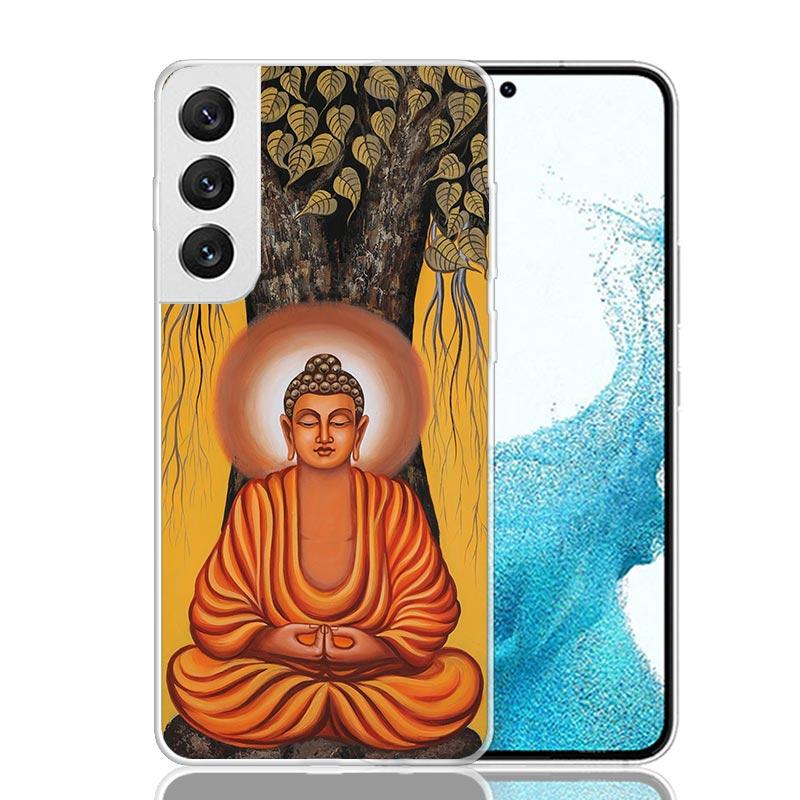 Gautama Buddha Budha Belief Phone Case For Samsung Galaxy S25 S24 S23 S22 S21 FE S20 Ultra S10 Plus Art Customized Coque Capa S2