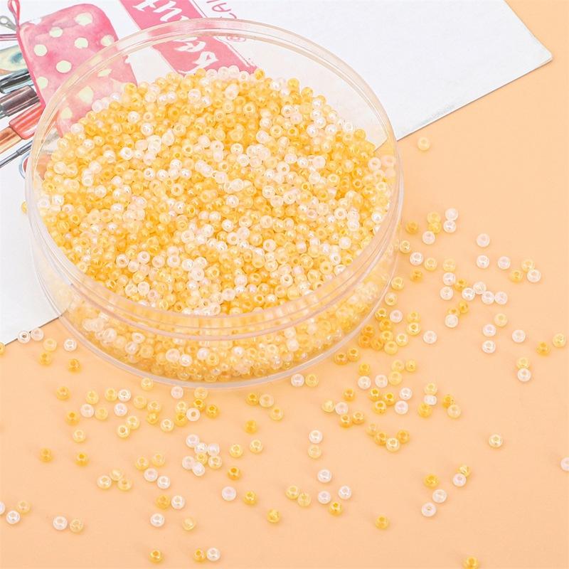 

Супер 2/3/4мм Кремовое облако Магические рисовые бусины россыпью материал для DIY ручной работы бисерный браслет ювелирные изделия 2Mm aperture about 0.8mm 10g/bag, about 660 pieces