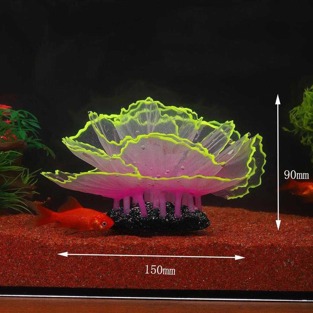 Fluorescent Coral Aquarium Decoration for Fish Tanks