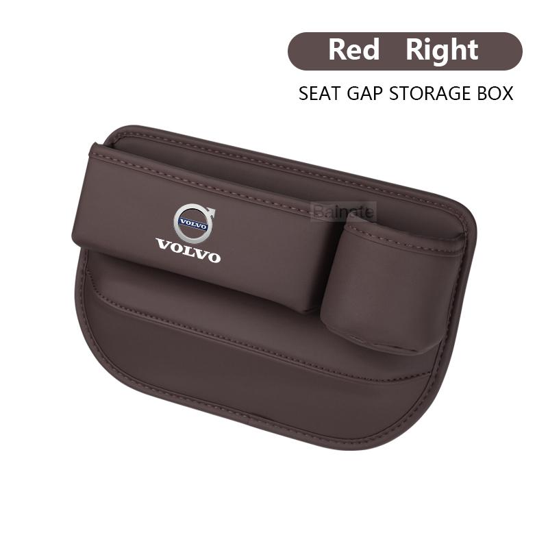 Läder För Volvo Bilstol Glappfyllare Väska Förvaringslåda Mugghållare XC90 XC60 C30 S60 C70 XC40 V40 XC70 V70 V60 S40 V90 S90