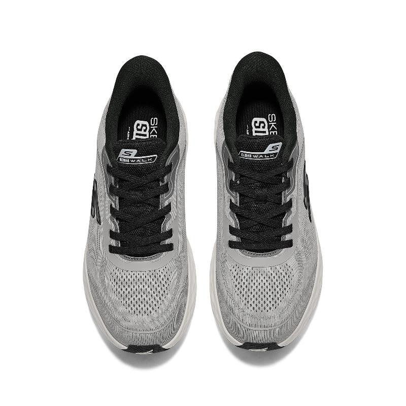Skechers Go Walk Men Low Top Walking Shoes Lace Up Cushion Breathable Rebound 217109-GYBK