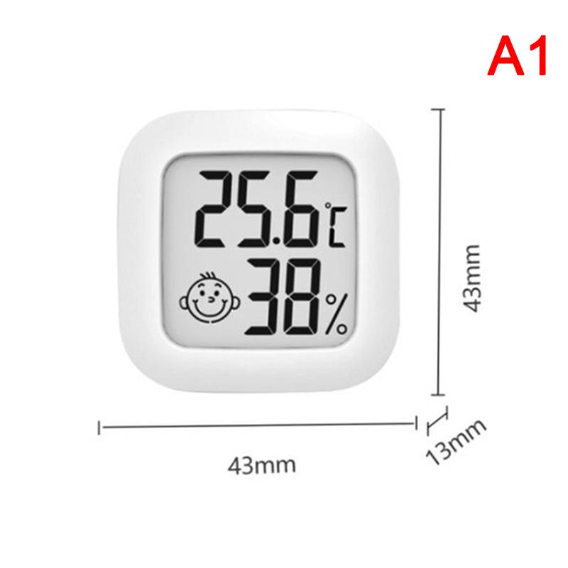 

Міні кімнатний термометр LCD Цифровий кімнатний гігрометр температури білий