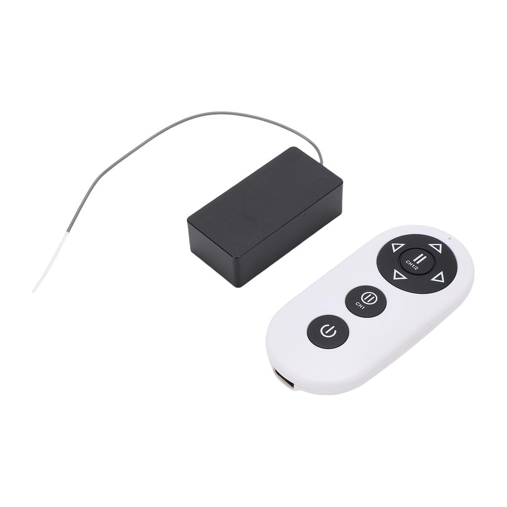 2.4G Wireless One Hand 4 Channel Remote Control with Receiver Dual Motor Mixing Control Mode Fine Turning Remote Controller for RC Car Boat