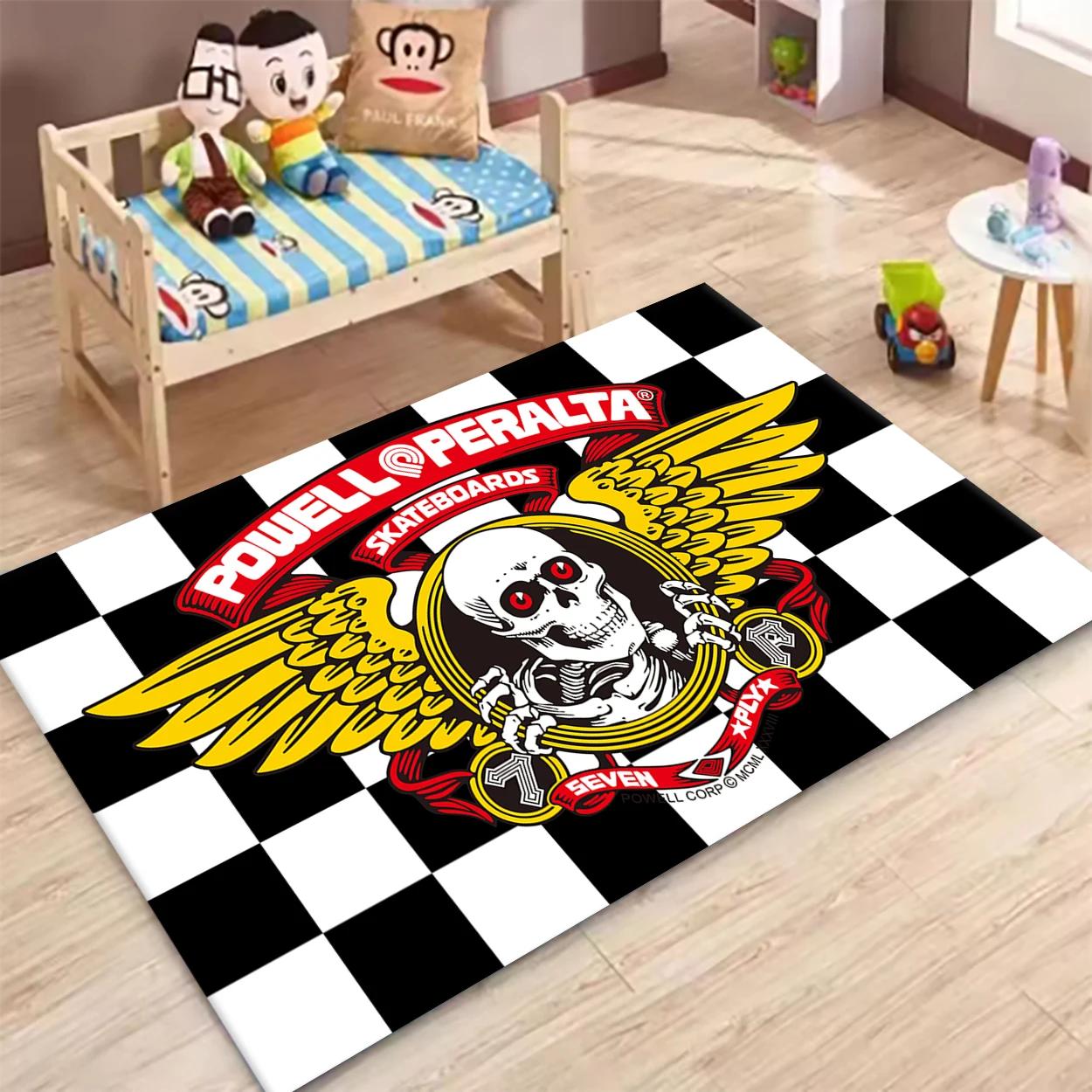 

P-Powell P-Peralta скейтборды Ковры Нескользящий Многофункциональный ковер Ковры для гостиной Напольные коврики для прихожей Дом Кухня Коридор 40x60cm