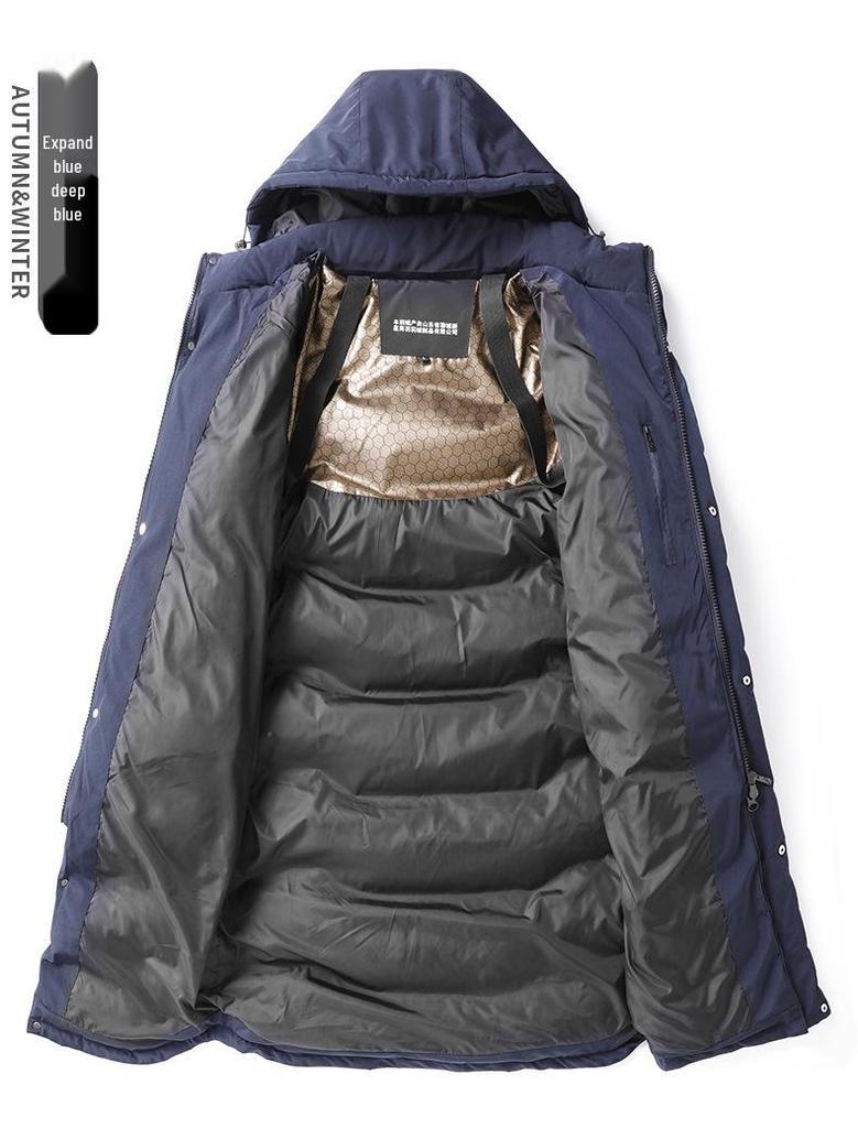 Chińska drużyna Zimowa kurtka puchowa - Unisex Sportowy długi płaszcz do egzaminu artystycznego i treningu