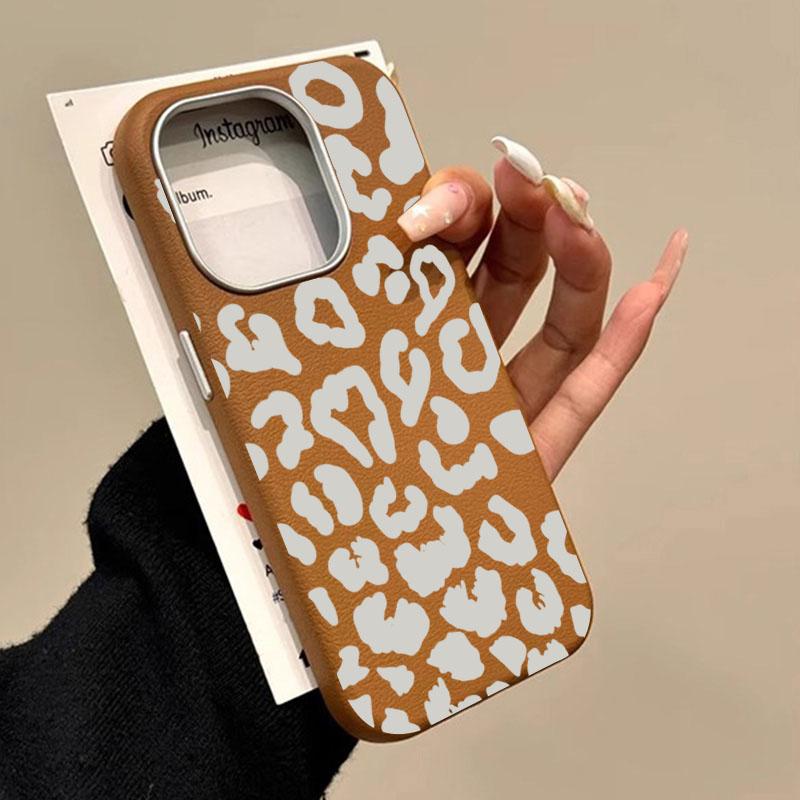 Pink Leopard Print Lichee Pattern Phone Case For Xiaomi Redmi 12 13 14C 13C 12C Redmi Note 14 Pro Plus 5G 13 12S 12 11 10 Cover