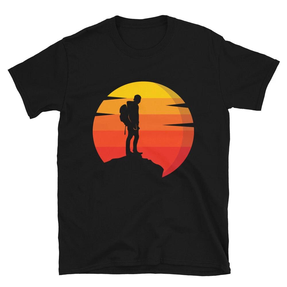 Hiker Sunset Short-Sleeve Unisex Children s Children s T Children s T-shirt 100
