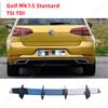 For Volkswagen Golf 7 7.5 MK7 MK7.5 Standard TSI TDI 2012-2019 High Quality Rear Bumper Diffuser Rear Side Splitters Spoiler Lip