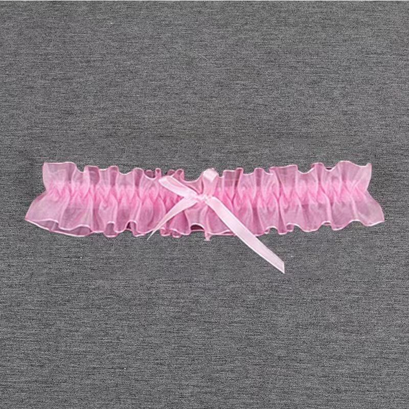 Women Sexy Bow Lace Choker Necklaces Torques Collar Floral Bowknot Wedding Party Cosplay Lolita Fashion Girls Elastic Neck Ring