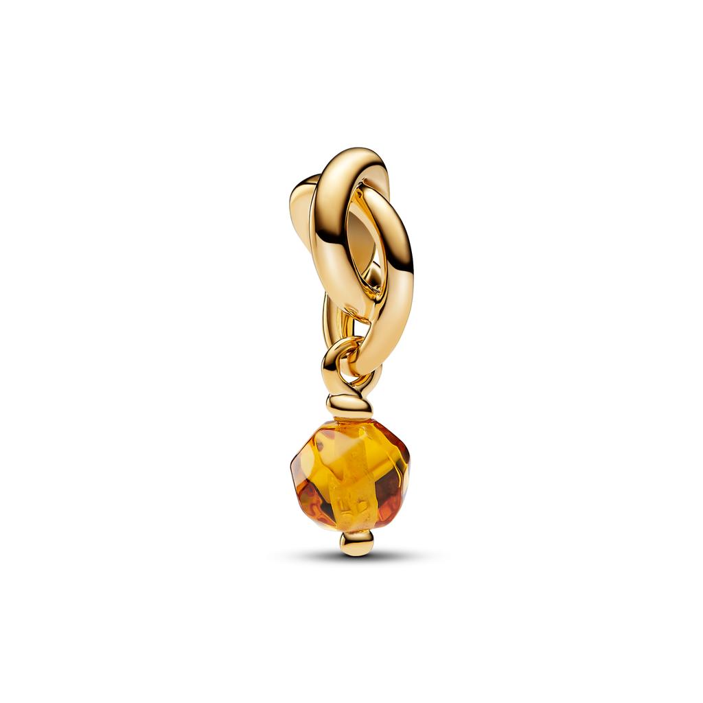 Neuer Avocado Doppel Hängeperle Kupfer Herz Charm Ewigkeit Kreis Anhänger Kompatibel Mit Authentischen Pandora Armbändern Halsketten DIY Schmuck