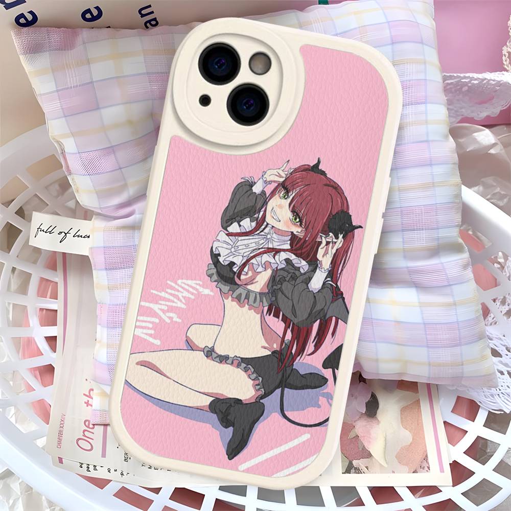 

Anime My Dress Up Darling Phone Cover For iPhone 11 12 13 14 15 16 Pro Max Mini Plus Soft Leather Case iPhone 14pro max