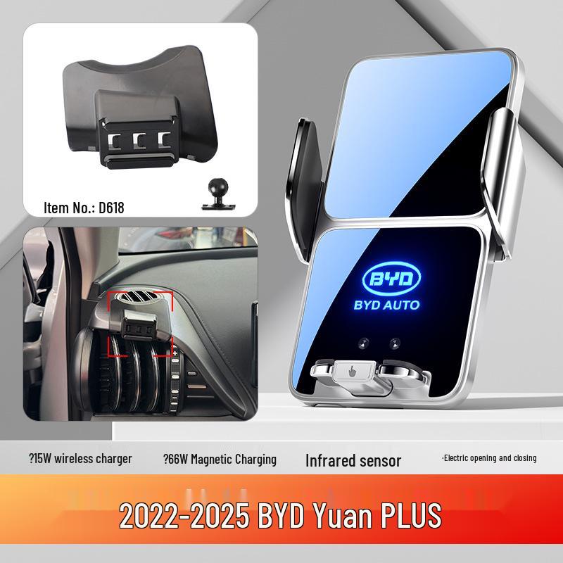 BYD Car Mobile Phone Holder for Dolphin, Qin PLUS, Han EV, Tang DMI, Song MAX, Yuan PRO, and E5